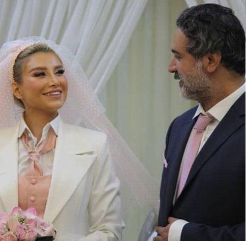 ژست های عجیب و متفاوت عمار تفتی و همسرش در عروسیشان+عکس های لورفته